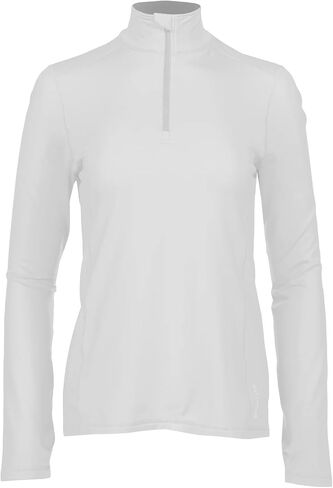Hot Chillys Women's Micro-Elite Chamois Solid Zip-T Midweight Body Fit Base Layer in Saudi Arabia