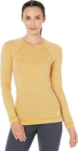 Smartwool Women's Merino 250 Pattern Crew Base Layer – 100% Merino Wool in Saudi Arabia