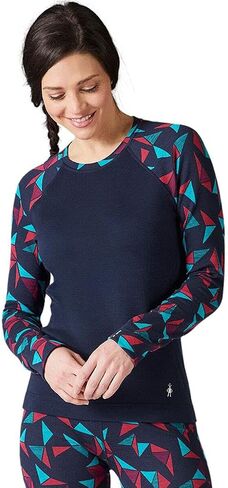 Smartwool Women's Merino 250 Pattern Crew Base Layer – 100% Merino Wool in Saudi Arabia