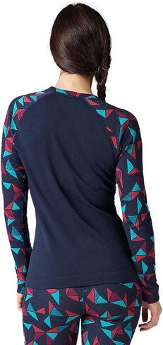 Smartwool Women's Merino 250 Pattern Crew Base Layer – 100% Merino Wool in Saudi Arabia