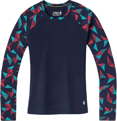 Smartwool Women's Merino 250 Pattern Crew Base Layer – 100% Merino Wool in Saudi Arabia