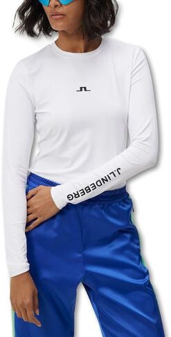بلوزة J.Lindeberg 2023 للسيدات Tekla برقبة دائرية FW Golf Baselayer in Kuwait