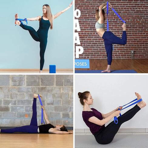 Yoga Mat Set for Beginners,Yoga Mat with Carrying Strap,Yoga Blocks 2 Pack with Yoga Strap,Yoga Ball,Ankle Puller,11-Piece Yoga Kits and Sets for Beginners,Yoga Starter Kit for Women Men in Kuwait