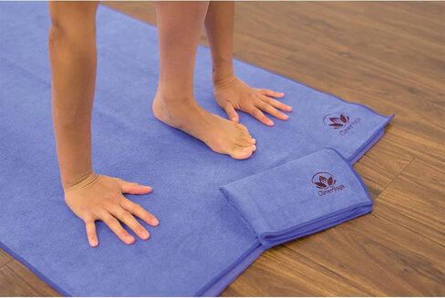 Clever Yoga Set - Complete Beginners 7-Piece Yoga Kit Includes 6mm Thick Yoga Mat, 2 Yoga Blocks, Yoga Strap, Mat Towel, Hand Towel and Carrying Bag for Women and Men in Saudi Arabia