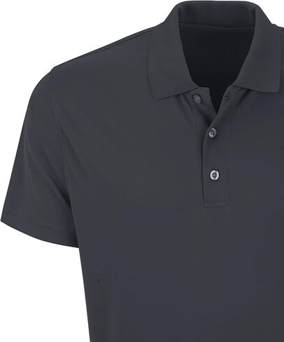 Men's Collegiate Premium Moisture Wicking White Icon Polo in Saudi Arabia