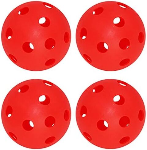 مجموعة من 150 كرة جولف من Faswin - كرات تدريب جولف بلاستيكية مجوفة مقاس 40 مم، كرات جولف حمراء لتدفق الهواء لممارسة التأرجح، نطاق القيادة للاستخدام المنزلي في الأماكن المغلقة in Kuwait