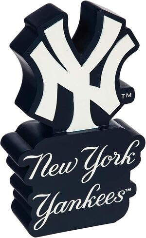 تمثال MLB New York Yankees Mascot DesignGarden، ألوان الفريق، مقاس واحد in Saudi Arabia