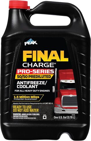 PEAK Final Charge PRO-Series 50/50 مانع التجمد والمبرد المخفف مسبقًا لجميع أنظمة تبريد المحركات شديدة التحمل in Saudi Arabia