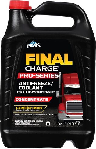 PEAK Final Charge PRO-Series 50/50 مانع التجمد والمبرد المخفف مسبقًا لجميع أنظمة تبريد المحركات شديدة التحمل in Saudi Arabia