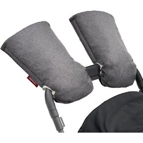 Momcozy Stroller Gloves Warmmuffs | Universal Winter Anti-Freeze Stroller Mittens | Winter Handmuff Stroller Accessories | Ultra-Plush,Weather-Proof | Foldable Adjustable | Shopping Golf Pet Cart