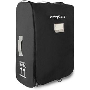 Stroller Travel Bag Compatible with UPPAbaby Vista, Vista V2, Cruz V2,Uppa-baby Bag With Wheels,Dual Handles,Luggage Tag for Airplane Flight Travel