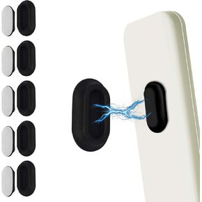Magnetic Remote Control Holder Wall Mount Self-Adhesive - Remote Control Organizers Storage, Fix Remotes with Ease, for TV, Fan, and Air Conditioner Remote Control Wall Holder, 5 Pack