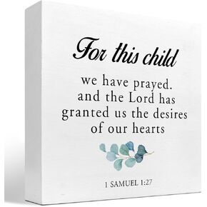 z-crange Bible Verse PSALM 46:5 God is Within Her She Will Not Fall Wood Box Sign Decor Desk Sign,Inspirational Christian Wooden Box Block Sign for Home Office Shelf Table Decor Decorations