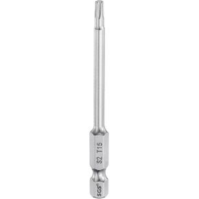 HARFINGTON T10 Torx Bit 1/4" Hex Shank 3" Long S2 Steel Magnetic Screwdriver Bit Industrial Grade Star Bits with No Hole Torx Head for Driver Drill Bits Remove Fastening Screws