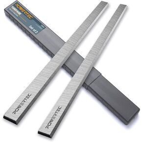 POWERTEC 12-1/2 Inch Planer Blades for Craftsman 233780 Planer, Set of 2 (128082)