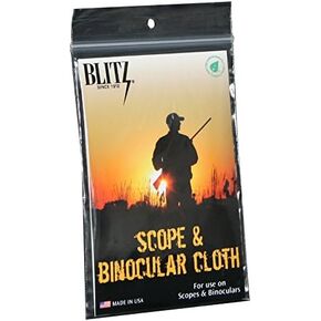 Blitz 21023 Suede Microfiber Scope & Binocular Cloth (2 Pack), 8" x 8"
