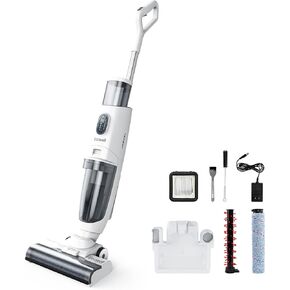 Vacuum Cleaner for Home One-Step Self-Cleaning, Cordless Vacuum Cleaner All in One, Stick Vacuum with Swivel Steering, Cordless Vacuum Lightweight Rechargeable Bagless for Carpet/Hard Floor/Pet Hair