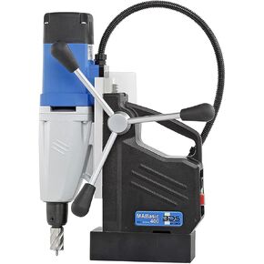 CS Unitec | MABasic 400 Portable Magnetic Drill Press | 1050W 2-Speed Benchtop Power Drill Machine w/up to 1-5/8" Diameter & 6-1/3" Depth of Cut