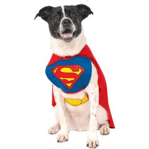 DC Comics Pet Costume, Superman, Large