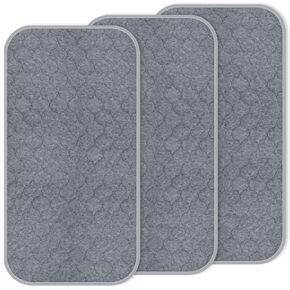 Baby Thicker Diaper Changing Quilted Pad Liner, Non-Slip 3 Pack Heavy Absorbency Reusable Incontinence Pads for Kids Changer Washable Underpads(YDYQ)