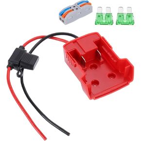 HARFINGTON Battery Adapter Converter for DIY Rc Car Truck Toys' 20V Battery, Battery Conversion Kit with 12AWG Wire, Wire Terminal, 1 Set 5pcs, Yellow