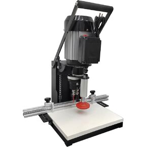 48-6mm Hinge Drilling and Boring Machine, Portable Woodworking Hand-Held Hinge Drilling Machine, Hinge Drilling Machine for Woodworking 110V 1100W 2840 RPM, 0-40mm Depth