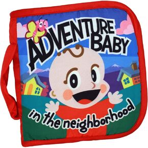 Delightful Soft Baby Cloth Book, Peek-A-Boo Lift-The-Flap, Ages 6 Months and up