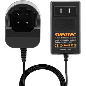Shentec 4.8V and 7.2V Ni-MH and Ni-Cd Charger Compatible with Dremel 755-01 757-01 5000755-01 7700-01 7700-02 7300 Pod Style Battery (Not for 757 Battery).