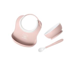 BabyBjörn Baby Feeding Set, 3 pcs, Powder Pink