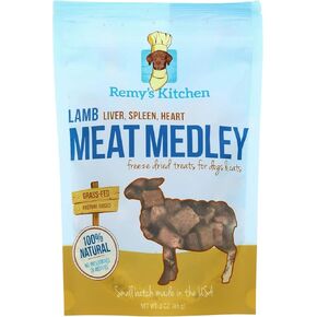 Remy’s Kitchen Beef Meat Medley Freeze Dried Treats for Dogs and Cats