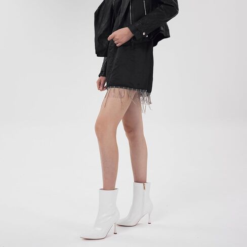 Ladies Dress 3.5IN Pointed toe Ankle boots | Mid Heel, Stiletto Short Booties for Work Daily in Kuwait