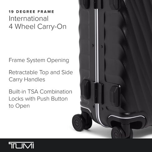 Tumi International 4 Wheel, Black Texture, Carry-On 22-Inch in Saudi Arabia