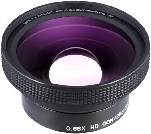 Super Quality Wideangle Lens 0.66X(front filter size: 72mm/rear size: 49mm) packed in display box in Saudi Arabia