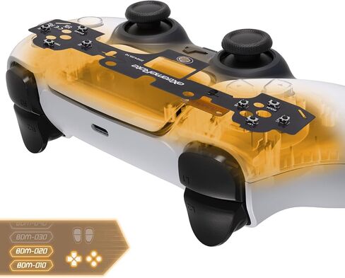 eXtremeRate Face Clicky Kit V3 for PS5 Controller BDM-010 BDM-020 Face Buttons, Custom Hard Silicone Tactile Switch Dpad Action Buttons Mouse Click Kit for PS5 Controller BDM 010 020 - NO Controller in Saudi Arabia