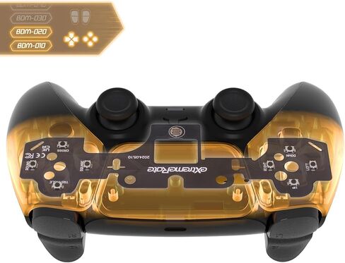 eXtremeRate Face Clicky Kit V3 for PS5 Controller BDM-010 BDM-020 Face Buttons, Custom Hard Silicone Tactile Switch Dpad Action Buttons Mouse Click Kit for PS5 Controller BDM 010 020 - NO Controller in Saudi Arabia