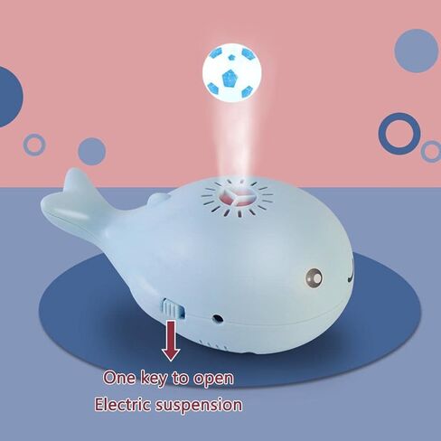 Electric Whale Floating Ball Toys Mini Children's Fan Balancing Blowing Games Ideal Birthday Party Gifts for Children in Saudi Arabia
