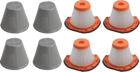 فلتر Fette - مجموعة فلتر مكنسة كهربائية متوافقة مع موديلات المكنسة الكهربائية المحمولة BLACK+DECKER 20V MAX POWERCONNECT BCHV001C1، BCHV001B، لجزء CRAFTSMAN CMCVH001B # BCHVF10، CMCVHF10، N900287 - عبوة من قطعتين in Kuwait