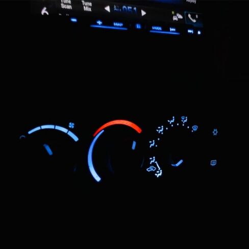 مجموعة مصابيح كهربائية LED للتحكم في سخان المناخ SMD لاستبدال دودج رام 1500 2500 3500 2003-2008 T5/T4.7 Neo Wedge HVAC أضواء بيضاء in Saudi Arabia