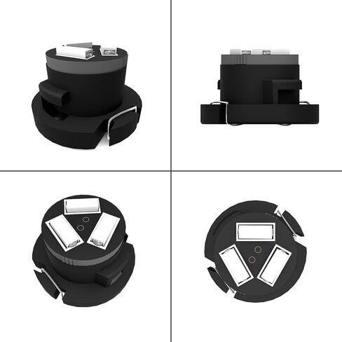 مجموعة مصابيح كهربائية LED للتحكم في سخان المناخ SMD لاستبدال دودج رام 1500 2500 3500 2003-2008 T5/T4.7 Neo Wedge HVAC أضواء بيضاء in Saudi Arabia