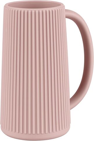 Food Grade Silicone Wash Rinser Cup for Kids with Easy Grip Handle, Baby Bath Rinse Cup (Blush) in Saudi Arabia