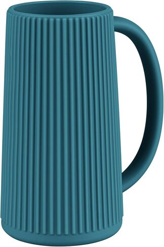Food Grade Silicone Wash Rinser Cup for Kids with Easy Grip Handle, Baby Bath Rinse Cup (Blush) in Saudi Arabia