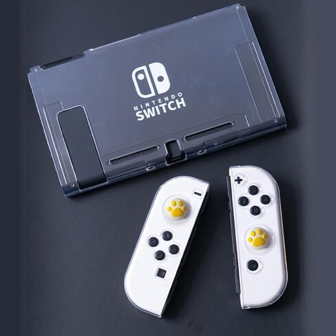 40 قطعة من أغطية قبضة الإبهام بتصميم مخلب القط اللطيف، عصا التحكم الناعمة من السيليكون، غطاء عصا الإبهام، غطاء عصا تناظرية متوافق مع Nintendo Switch Standard، Lite، OLED in Kuwait