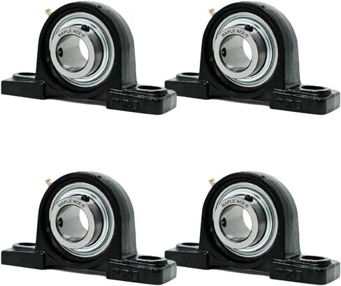 MAPLE ACE UCP207-20 R3 Triple-Lip Seal Pillow Block Bearing 1-1/4" Bore 2-Bolt Solid (2Pcs) in Saudi Arabia