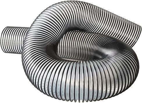 Gabasinovar 4 "× 6.5" (قطر 6 بوصات × 6.5 قدم طول) خرطوم مرن باجر للغبار PVC عالي التحمل، وجمع شظايا معالجة الخشب والدخان in Saudi Arabia