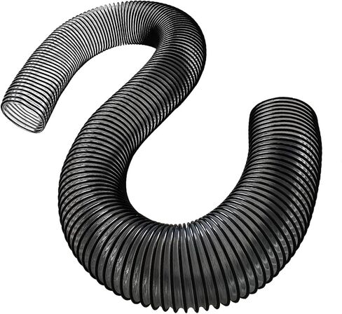 Gabasinovar 4 "× 6.5" (قطر 6 بوصات × 6.5 قدم طول) خرطوم مرن باجر للغبار PVC عالي التحمل، وجمع شظايا معالجة الخشب والدخان in Saudi Arabia
