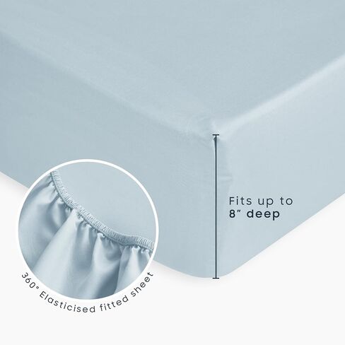 Wake In Cloud - Seersucker Toddler Bedding Set for Boys Girls, 4 Pieces Soft Crib Bed Set Including Comforter, Sheets and Pillowcase, Textured Breathable Soft Microfiber, Light Blue in Saudi Arabia