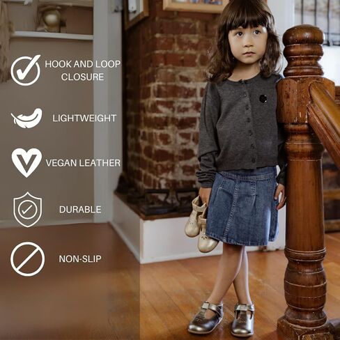 مجموعة أحذية Jack & Lily T-Strap للفتيات الصغيرات - أحذية المشي الأولى الأنيقة للرضع لكل خطوة من مراحل الطفولة - أحذية فاخرة للفتيات الصغيرات للراحة اليومية والمناسبات الخاصة in Saudi Arabia