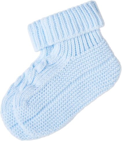 POLO RALPH LAUREN Unisex Baby's Bootie with Cable-1 Pair Pack-Soft Cotton Comfort W in Saudi Arabia