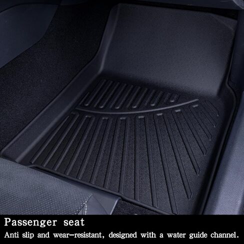 Large Trunk Mat for Ford Explorer 2020-2023 2024，TPE All Weather Protection Waterproof Rear Cargo Liners Easy to Clean Accessories for Ford Explorer-Black in Saudi Arabia