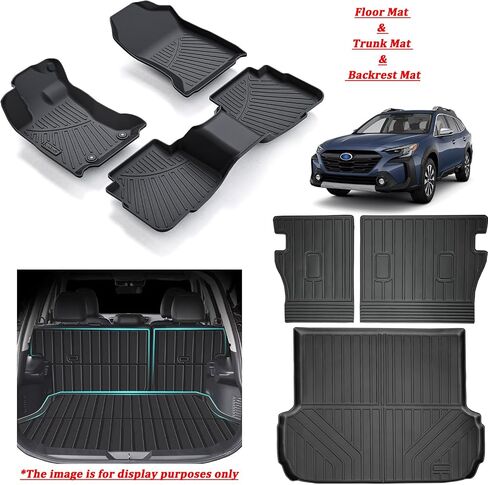 Large Trunk Mat for Ford Explorer 2020-2023 2024，TPE All Weather Protection Waterproof Rear Cargo Liners Easy to Clean Accessories for Ford Explorer-Black in Saudi Arabia